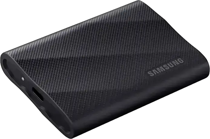 SSD Portabil Samsung T9 2TB MU-PG2T0B/EU Drive Extern USB 3.2 Gen 2x2 Viteza Citire/Scriere până la 2000MB/s cu Dynamic Thermal Guard, Negru