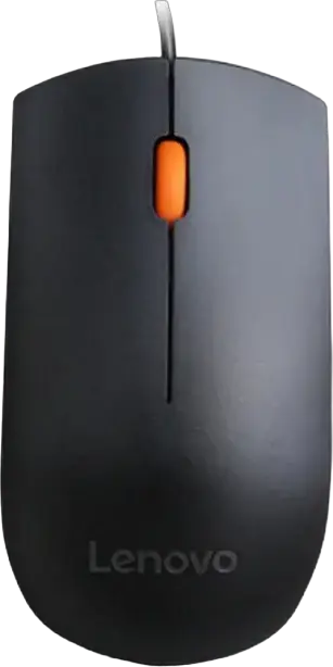 Mouse Lenovo 300 USB, Negru