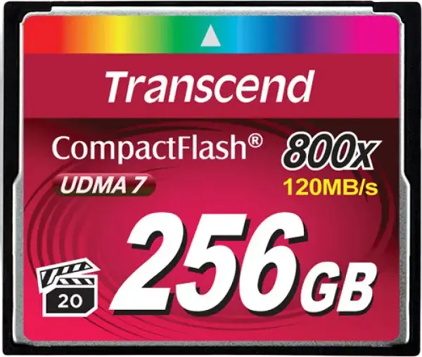Card de Memorie Transcend CompactFlash 800, 256GB (TS256GCF800)