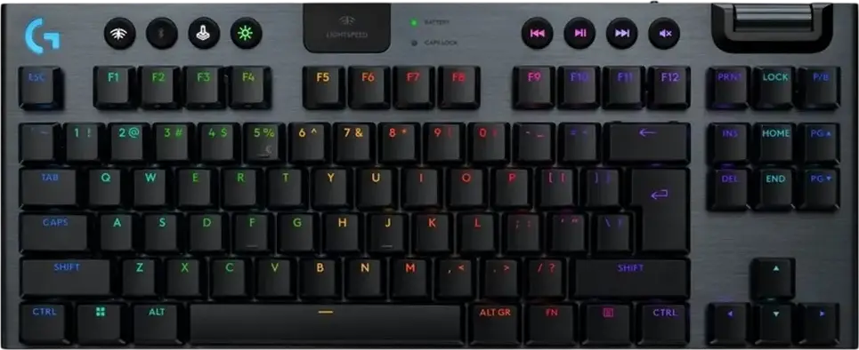 Tastatură Logitech G915 X Lightspeed TKL, Fără fir, Negru