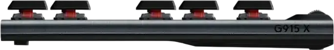 Logitech G915 X Lightspeed TKL Wireless Mechanical Gaming Keyboard, GL Linear Switches, Turkish Layout, LIGHTSYNC RGB, Tri-Mode Connectivity, Low Profile, Black