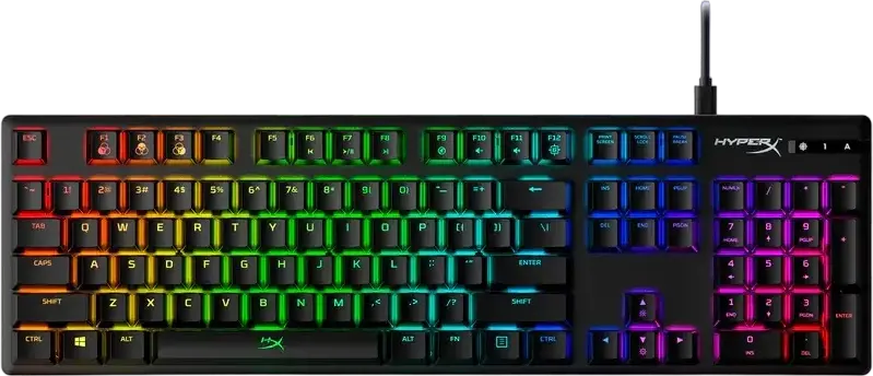 Tastatură HyperX Alloy Origins, Cu fir, Negru