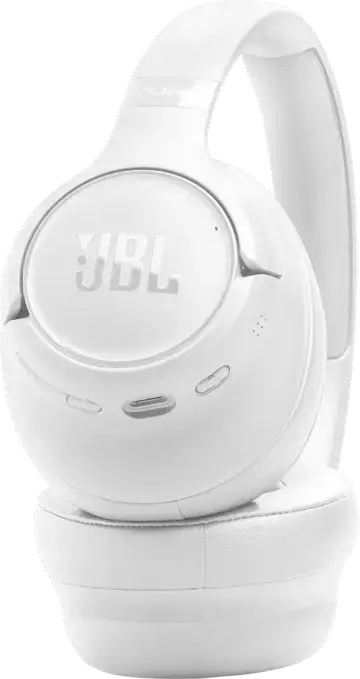 Casca Wireless Over-Ear JBL Tune 730BT, Albă, Sunet Pure Bass, Difuzoare 40mm, Baterie până la 76h, Încărcare Rapidă, Conexiune Multi-point, Pliabilă
