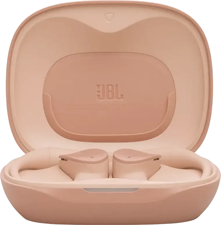 JBL Sense Lite True Wireless Open-Ear Headphones, Beige, with OpenSound Technology, 18x11mm Dynamic Drivers, 32h Battery, 4 Mics, Multipoint, IP54 Rating