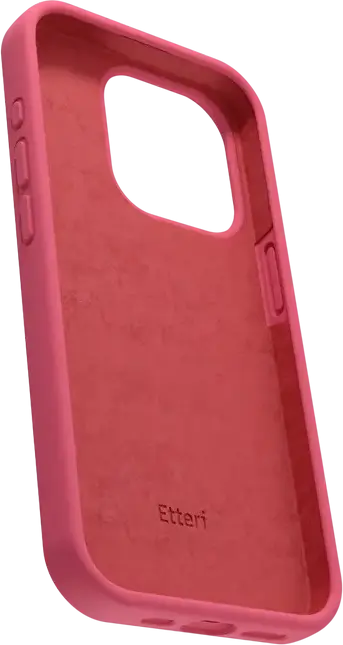 Husa Etteri Silicone Mag pentru Apple iPhone 16 Pro (-1), Compatibila MagSafe din Silicon cu Captusiala din Microfibra, GSM186005