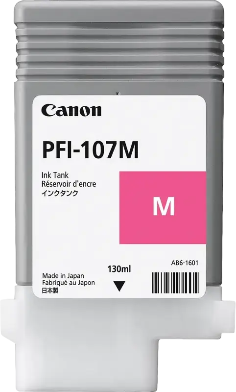Cartuș de cerneală Canon PFI-107, 130ml, Magenta