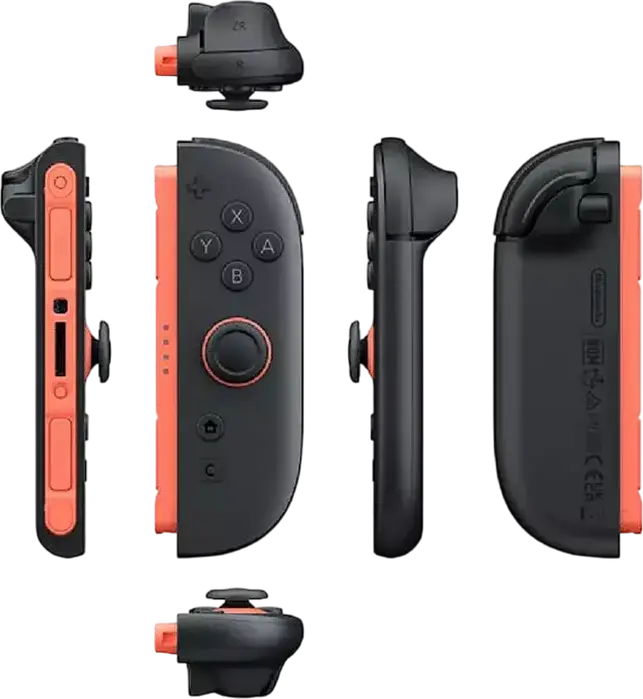Nintendo Joy-Con 2 Wireless Controllers for Nintendo Switch 2, Magnetic Connection, HD Rumble 2, Motion Sensors, Mouse Functionality, USB Charging