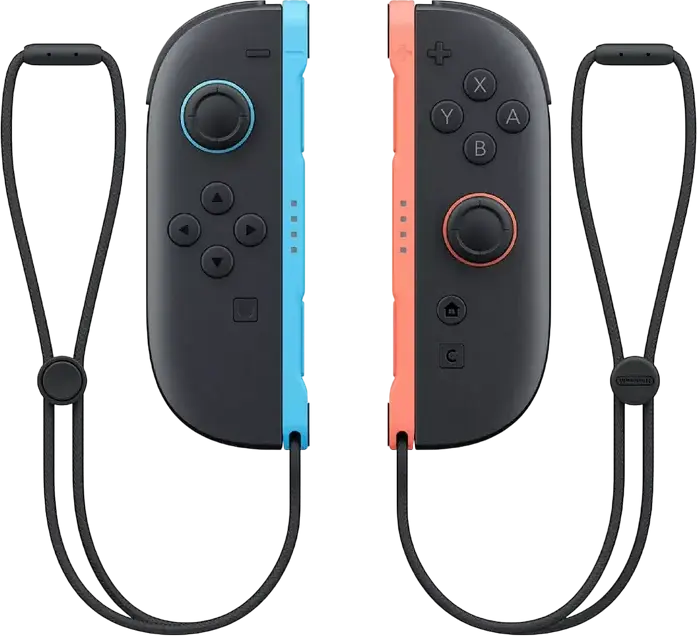 Nintendo Joy-Con 2 Wireless Controllers for Nintendo Switch 2, Magnetic Connection, HD Rumble 2, Motion Sensors, Mouse Functionality, USB Charging