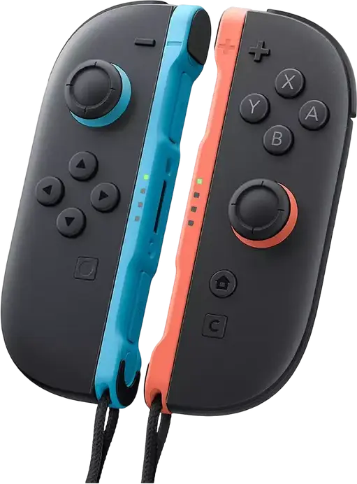 Joystick pentru jocuri Nintendo Switch 2 Joy-Con 2 Pair, Albastru | Roșu