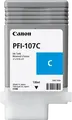 Canon PFI-107 Cyan Dye-based Ink Cartridge 130ml for imagePROGRAF iPF670 iPF680 iPF685 iPF770 iPF780 iPF785 with Reactive Ink Technology