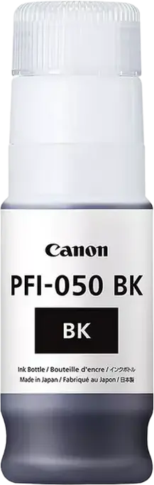 Recipient de cerneală Canon PFI-050 BK, 70ml, Negru