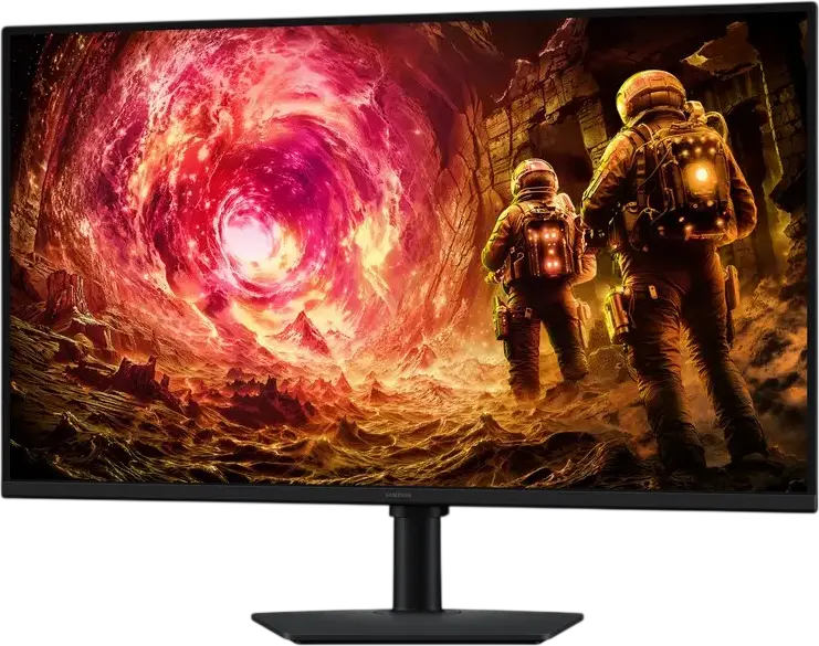 Samsung Odyssey G5 S32FG502 31.5" WQHD IPS Gaming Monitor, 2560x1440, 180Hz, 1ms GTG, HDR10, FreeSync, G-Sync Compatible, Height Adjustable Pivot Stand, Black