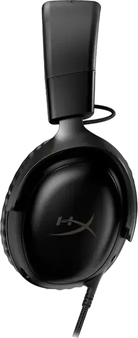 HyperX Cloud III Gaming Headset for PC, PlayStation, Xbox, Switch, Mobile, Closed-Back Over-Ear with 53mm Neodymium Drivers, Detachable Noise-Cancelling Mic, Aluminum Frame, USB & 3.5mm, Black