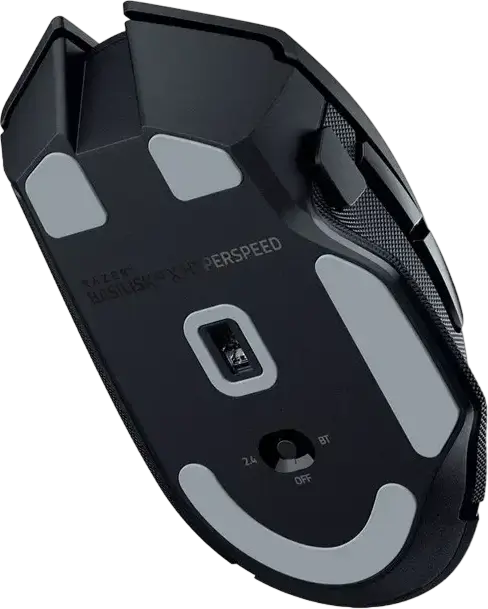 Razer Basilisk V3 X HyperSpeed Wireless Gaming Mouse, 18000 DPI Optical Sensor, Dual-mode 2.4GHz & Bluetooth, 7 Programmable Buttons, Chroma RGB, Black