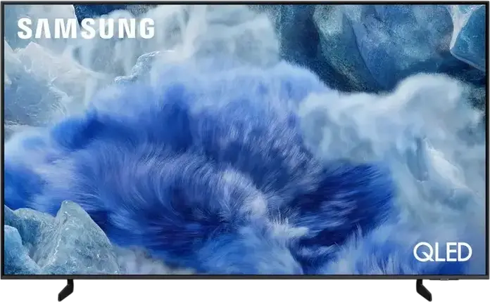 Samsung QE85Q8FAAUXUA 85" QLED 4K UHD Smart TV, Q4 AI Processor, HDR10+, Motion Xcelerator, Tizen OS, Wi-Fi, Bluetooth, Air Slim Design, Black
