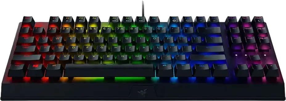 Tastatură Gaming Mecanică Razer BlackWidow V3 Tenkeyless, Switch-uri Lineare Razer Yellow, Iluminare Chroma RGB, Placă Superioară Aluminiu, Format TKL, Negru