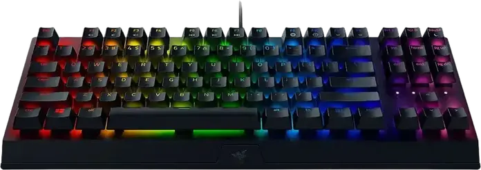 Tastatură Gaming Mecanică Razer BlackWidow V3 Tenkeyless, Switch-uri Lineare Razer Yellow, Iluminare Chroma RGB, Placă Superioară Aluminiu, Format TKL, Negru