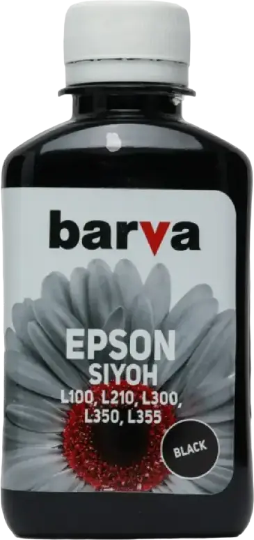 Чернила Barva PN-EL100N Черный 180мл для принтеров Epson серии L L100, L210, L300, L350, L355 - L100-399
