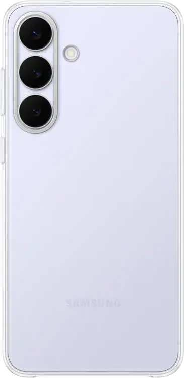 Samsung Galaxy S25 FE Clear Case, Transparent Slim Protective Cover, Anti-Yellowing & Scratch-Resistant Silicon Plastic, 1.0mm with Raised Camera Edge, Color: Transparent