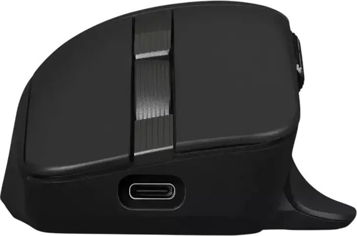 ASUS ProArt Mouse MD301 Ergonomic Optical Mouse, Tri-mode Connectivity (Bluetooth, 2.4GHz RF, Wired), 8000 dpi, SmartShift Wheel, 6 Programmable Buttons