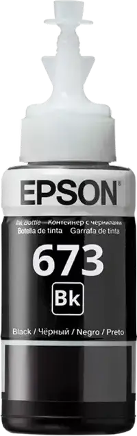 Recipient de cerneală Epson T673, 70ml, Negru