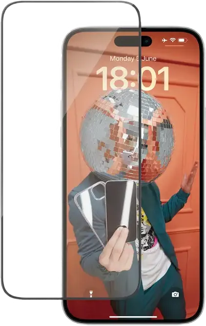 Sticlă de protecție PanzerGlass iPhone 15 Plus UWF wA, Transparent