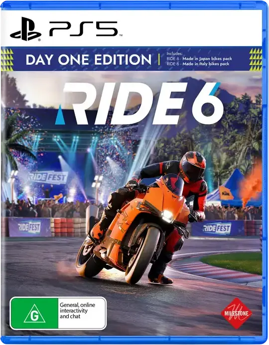 ActiVision Ride 6 - Day One Edition, Curse și zbor, PlayStation 5, Disc