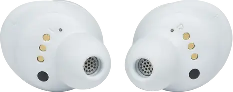 JBL LIVE Free NC+ TWS In-Ear Wireless Headphones, Active Noise Cancelling ANC, IPX7 Waterproof, Qi Wireless Charging, Bluetooth 5.1, Color: White