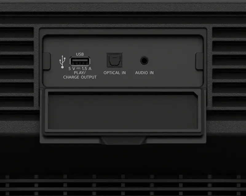 Sony ULT TOWER 10 (YY7857E) 3-Way Bass Reflex Party Speaker, Bluetooth 5.2, 360° Sound & Light, Karaoke Support with Wireless Microphone, Color: Black