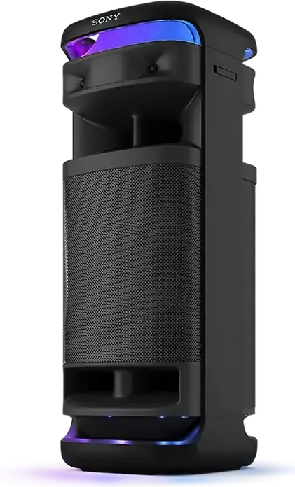 Sony ULT TOWER 10 (YY7857E) 3-Way Bass Reflex Party Speaker, Bluetooth 5.2, 360° Sound & Light, Karaoke Support with Wireless Microphone, Color: Black