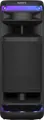 Sony ULT TOWER 10 (YY7857E) 3-Way Bass Reflex Party Speaker, Bluetooth 5.2, 360° Sound & Light, Karaoke Support with Wireless Microphone, Color: Black