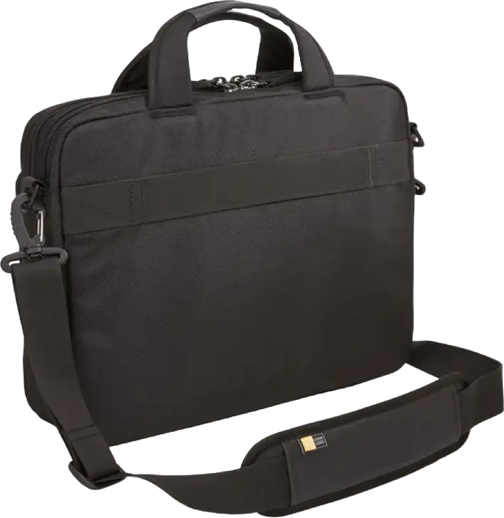 Case Logic Notion NOTIA-114 Laptop Bag 14 inch Briefcase, 1680D Polyester Water Resistant Case with EVA Impact Foam, Padded Shoulder Strap, Black