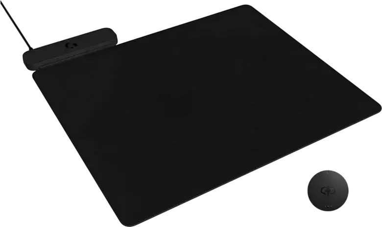 Logitech G Powerplay 2 Wireless Charging Gaming Mouse Pad, Size 344, Black Textile Cloth Surface with Rubber Base, 344 x 284 x 13 mm, USB-C, for Logitech G Mice