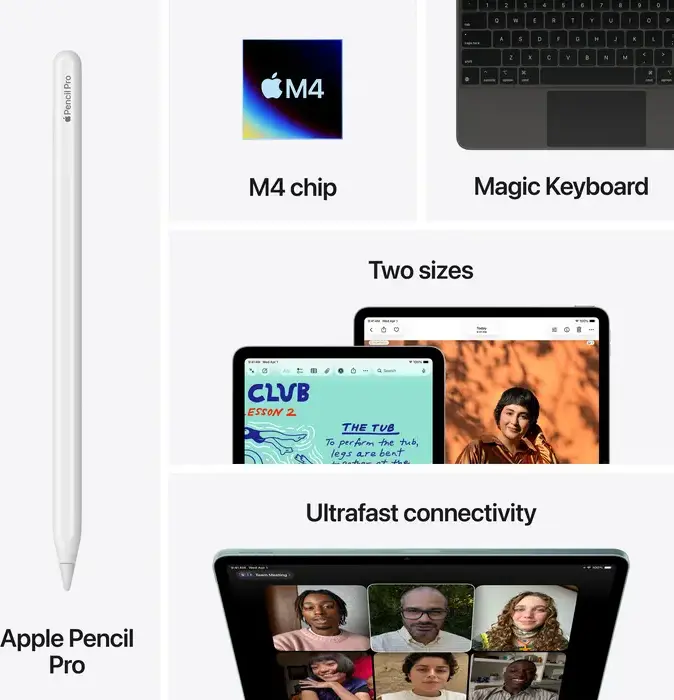 Apple iPad Air 11 (2026) with M4 Chip, 12GB RAM, 128GB Storage, Wi-Fi, Liquid Retina Display, 12MP Camera, USB-C, iPadOS, Purple