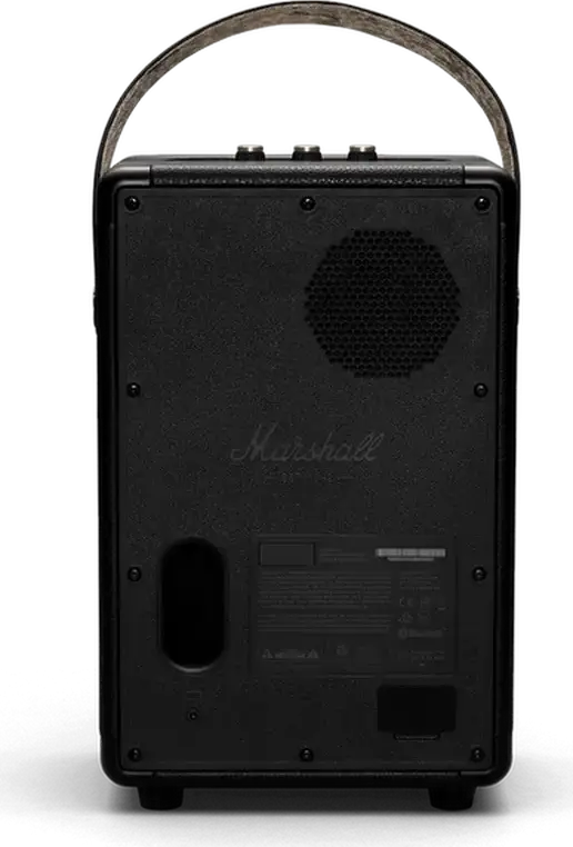 Box Portabil Bluetooth Marshall Tufton, Sistem Audio Stereo 3 Căi 80W RMS, Rezistență la Apă IPX2, Control Bas și Treble, Culoare: Negru și Alamă