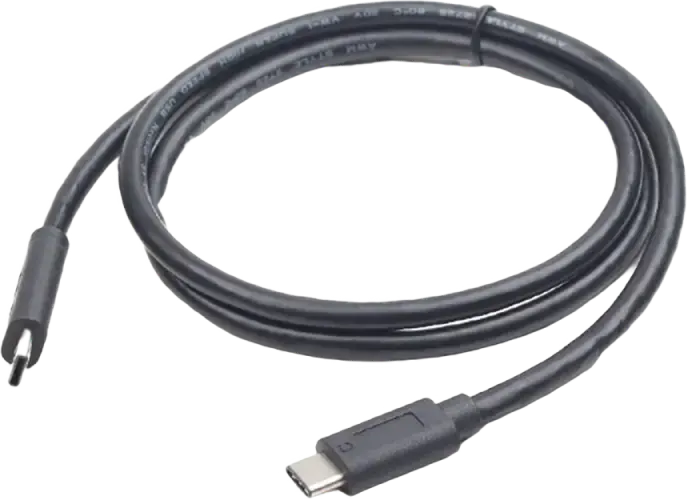 Cablexpert CCP-USB3.1-CMCM-1M USB 3.1 Type-C to Type-C Charging and Sync Cable, SuperSpeed 1000 MB/s, Power Delivery 36W 3A, PVC Jacket, Length: 1m, Color: Black