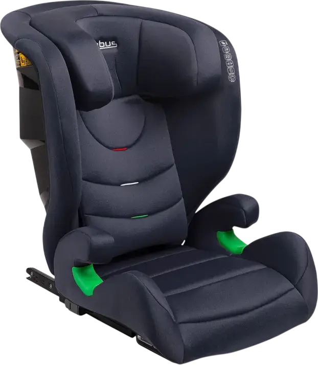 Scaun Auto Caretero Nimbus Grupa 2/3, i-Size ECE R129, 15-36 kg, 100-150 cm, 4-12 Ani, Instalare Isofix și Centură, Tetieră Reglabilă în 11 Poziții, Albastru Navy