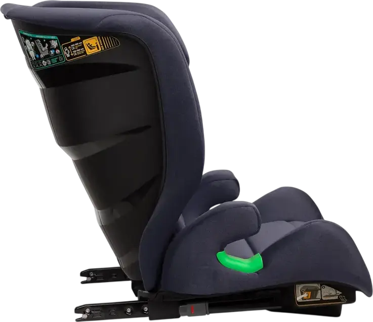 Scaun Auto Caretero Nimbus Grupa 2/3, i-Size ECE R129, 15-36 kg, 100-150 cm, 4-12 Ani, Instalare Isofix și Centură, Tetieră Reglabilă în 11 Poziții, Albastru Navy
