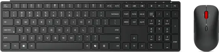 Set Tastatură + Mouse Lenovo 4X31S04838, Fără fir, Negru