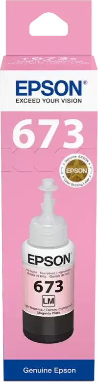 Recipient de cerneală Epson T673, 70ml, Magenta Deschisa