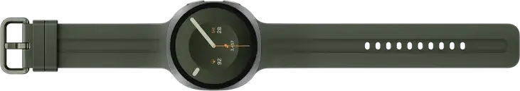 Smartwatch Samsung Galaxy Watch 9 SM-L350, 44mm Argintiu/Verde Armor Aluminum 2, Cristal Safir, Snapdragon SW6100 Wear Elite, 2GB RAM, 32GB, LTE, Wear OS 7