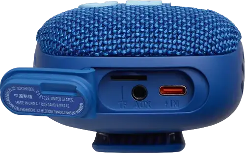 Box Portabil Bluetooth JBL Wind 3, Albastru, Impermeabil și Rezistent la Praf IP67, Putere 5W RMS, Radio FM, Card TF, AUX, Display LED, Suport pentru Ghidon