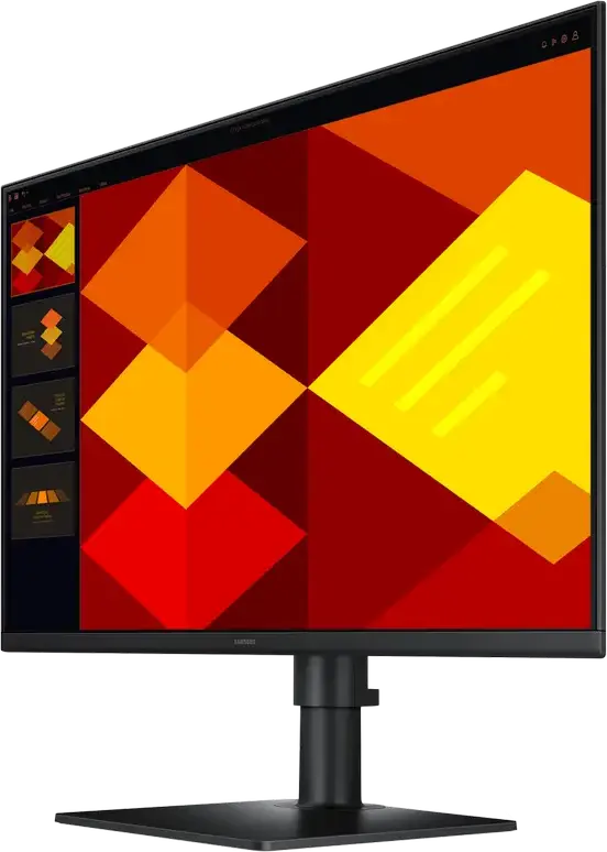 Samsung Essential S4 S27D400G 27" FHD (1920x1080) Monitor, IPS Panel, 100Hz Refresh Rate, Height Adjustable Pivot Stand, HDMI DisplayPort, Eye Saver Mode, Black