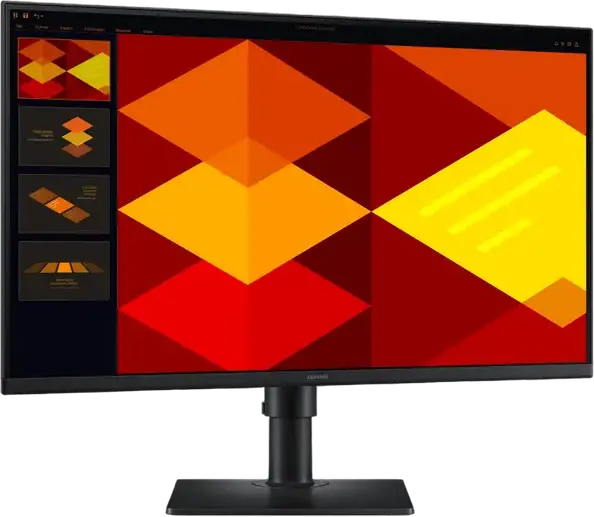 Samsung Essential S4 S27D400G 27" FHD (1920x1080) Monitor, IPS Panel, 100Hz Refresh Rate, Height Adjustable Pivot Stand, HDMI DisplayPort, Eye Saver Mode, Black