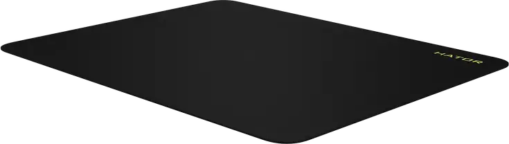 HATOR Tonn Mobile Compact Gaming Mouse Pad, Extra Small, Black, Optimized Tracking Surface, Non-Slip Natural Rubber Base, 270 x 215 x 1 mm
