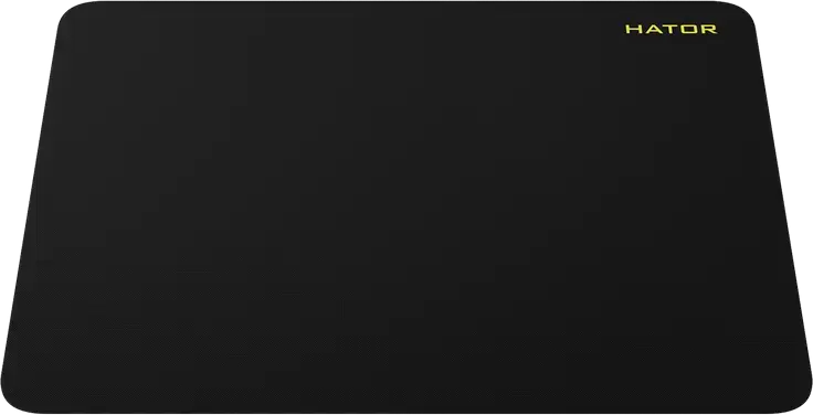 HATOR Tonn Mobile Compact Gaming Mouse Pad, Extra Small, Black, Optimized Tracking Surface, Non-Slip Natural Rubber Base, 270 x 215 x 1 mm