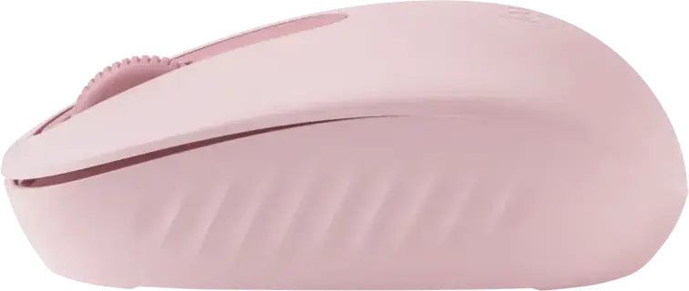 Mouse Wireless Logitech M196 Bluetooth, Roz, Design Compact Ambidextru, Plastic Reciclat, 1000 DPI, Baterie până la 12 Luni, Dimensiuni 100x60x38mm, 76g