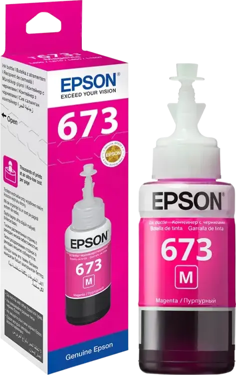 Recipient de cerneală Epson T673, 70ml, Magenta
