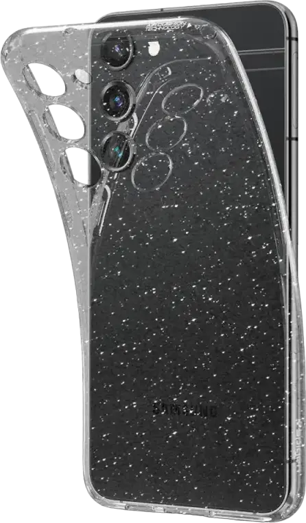 Husă Spigen Samsung S23+, Liquid Crystal, Cristal cu sclipici