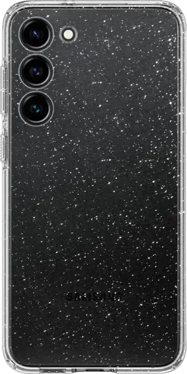 Spigen Liquid Crystal Case for Samsung Galaxy S23+, Glitter Crystal, Slim Shock-Resistant TPU Protective Cover, Transparent Durable Design with Enhanced Grip